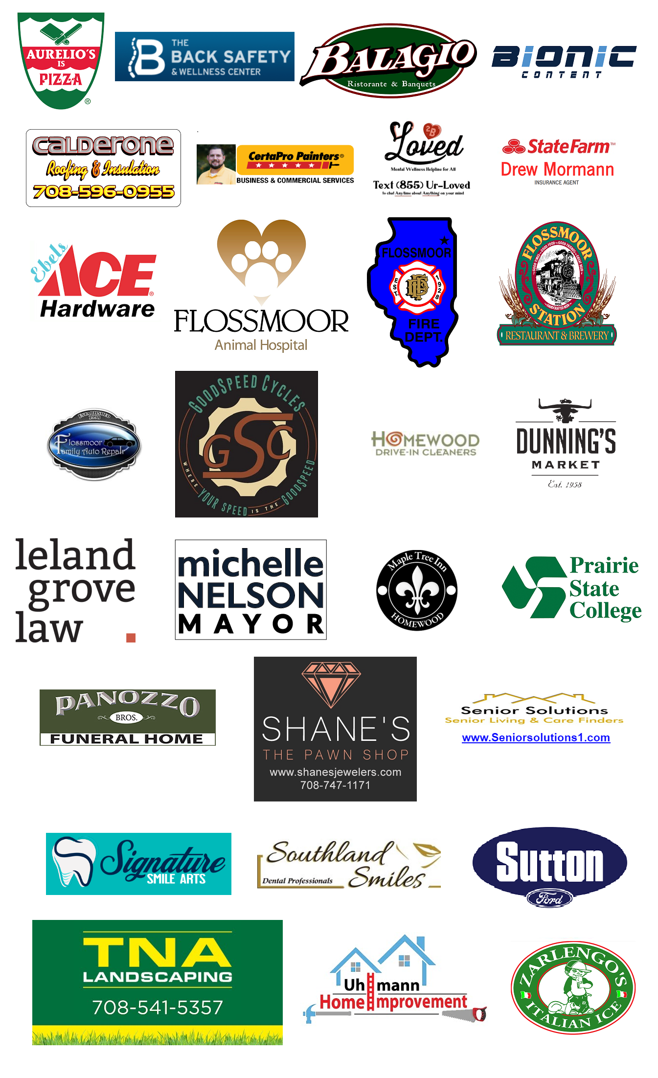 Flossmoor Firebirds logo