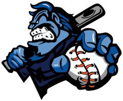 LW Blue Demons logo