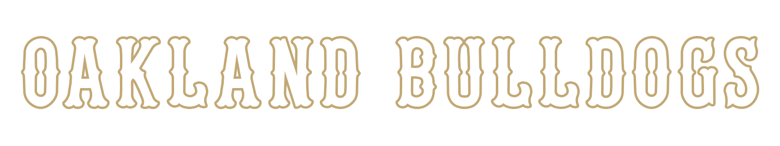 Oakland Bulldogs logo