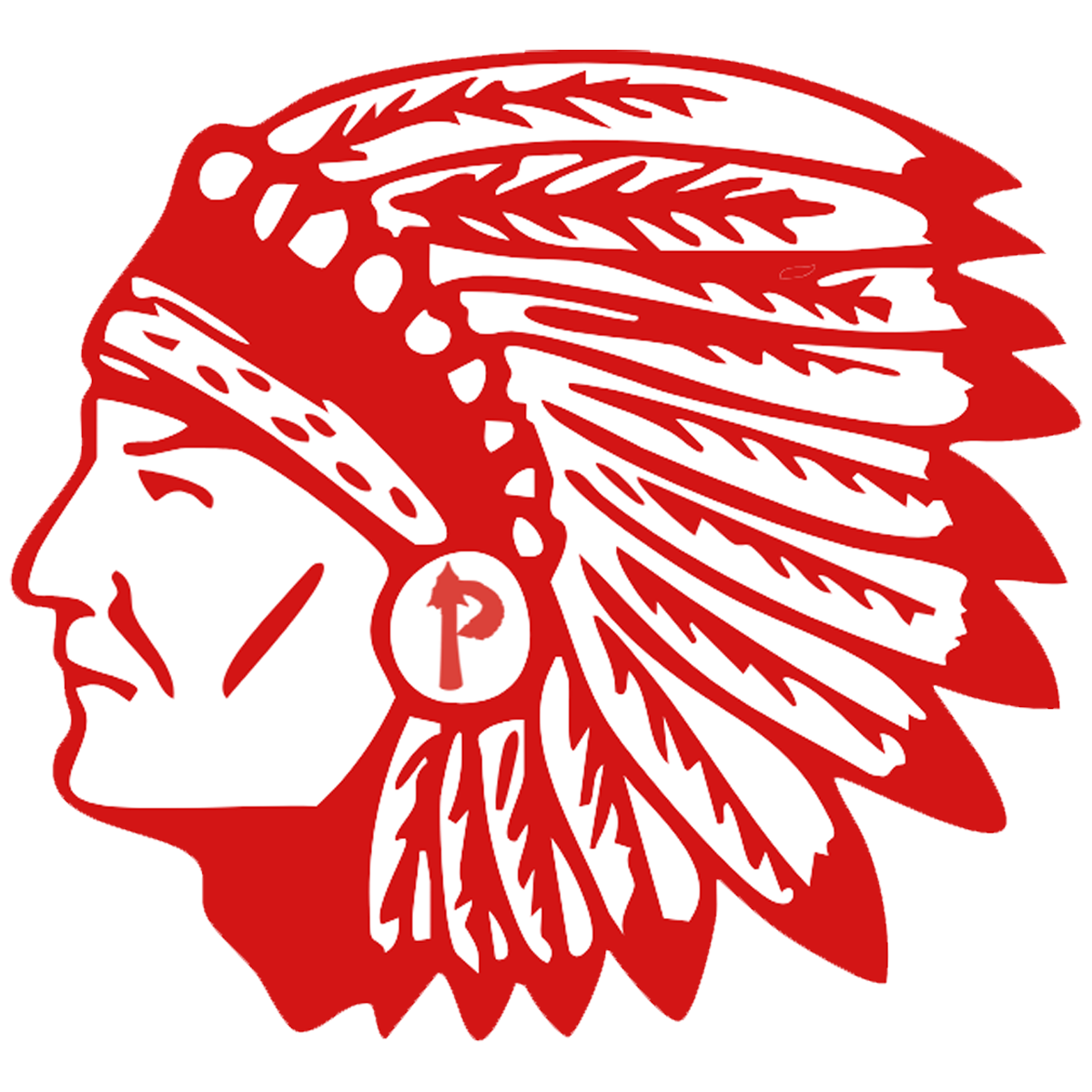 Pocahontas Redskins logo