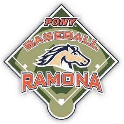 Ramona Pony Baseball logo